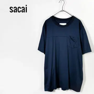 사카이 18SS 포켓 티셔츠 네이비 3