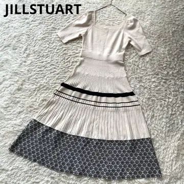JILLSTUART 질스튜어트 자카드 니트 원피스