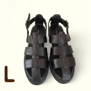 블랙 컴포트 샌들 스트랩 포함