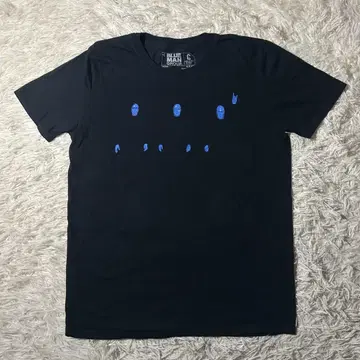 10s BLUE MAN GROUP 블루맨 티셔츠 블랙 아트 음악