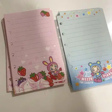 헤이세이 레트로 메조 피아노 6구 리필 수첩