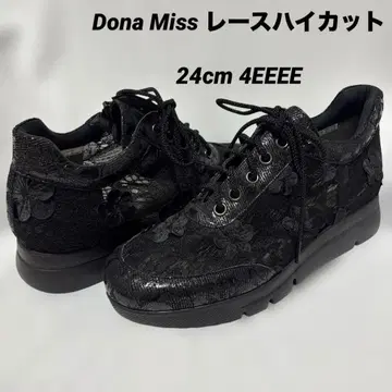 새상품 Dona Miss 도나미스 레이스 하이컷 신발 24cm EEEE