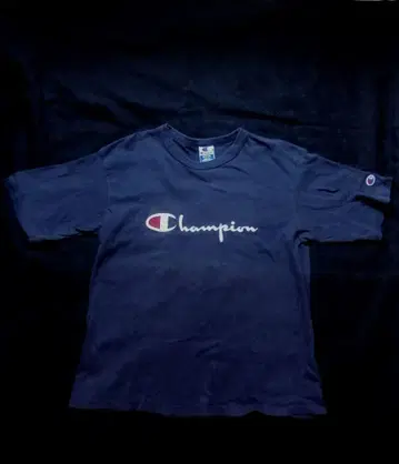 챔피온 Champion 빈티지 티셔츠 USA제 네이비 레어 M