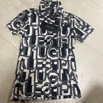 1 PIU 1 UGUALE 3 폴로 셔츠 네이비/화이트