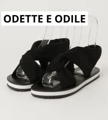 Odette e Odile 블랙 스포츠 샌들