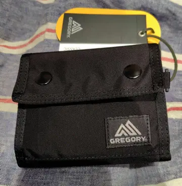 GREGORY 그레고리 SNAP WALLET 블랙 지갑