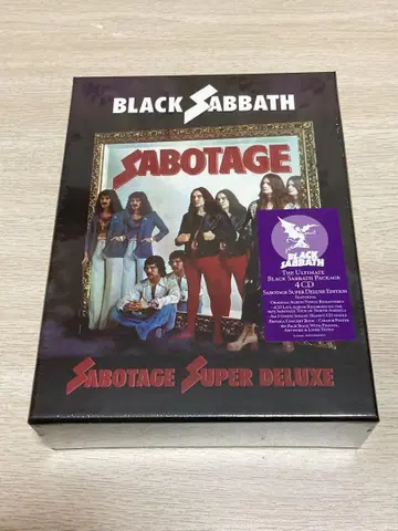Black Sabbath Sabotage deluxe 4CD BOX
