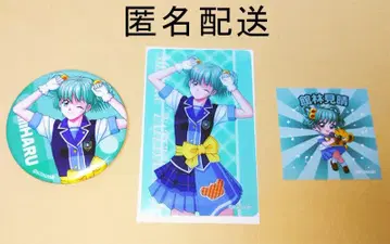 두근두근 메모리얼 30th 타테바야시 미하루 스티커 카드 캔뱃지 3종