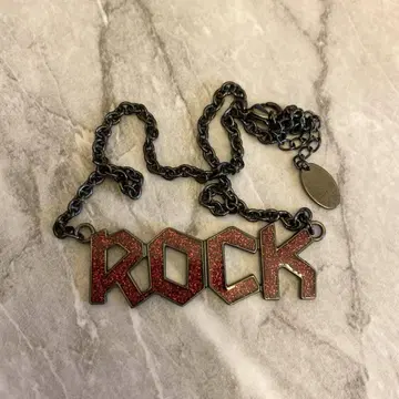 ROCK 디자인 목걸이 마츠이 레나 게키카라 진심인가요 학원