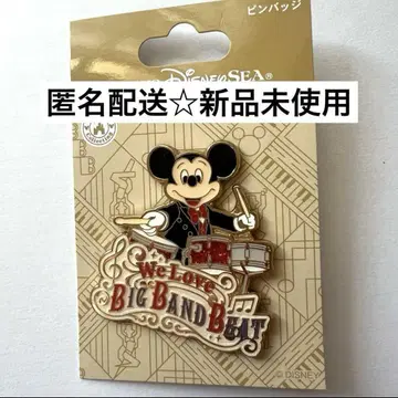 미키 핀 배지 빅 밴드 비트 디즈니 씨 핀 배지