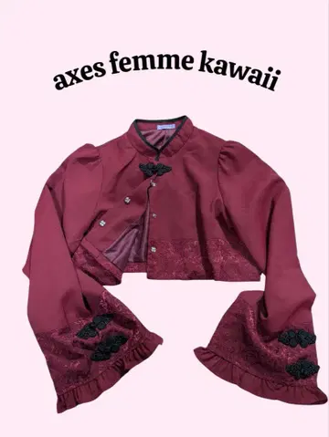 엑시즈팜 카와이 Axes femme kawaii 차이나 단추 볼레로
