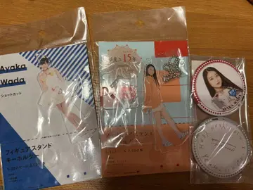 와다 아야카 안주루무 스마일리지 아크릴 스탠드 캔뱃지