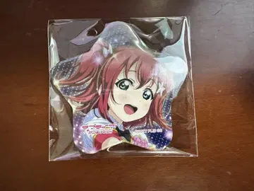 러브 라이브 선샤인 별 모양 캔뱃지 Aqours vol.6 쿠로사와 루비