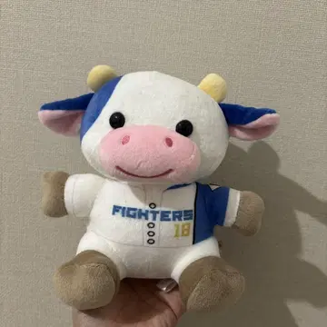 파이터즈 우시 봉제 인형 복권 4등 #18 야마자키 후쿠야