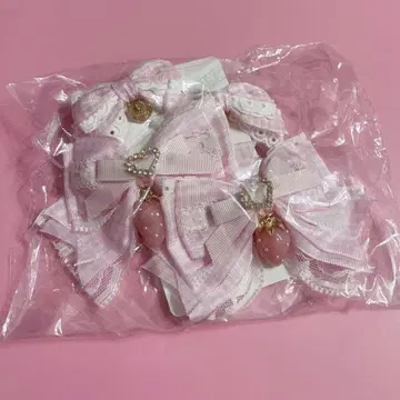 LIZLISA 스트로베리 깅엄 4종 세트 클립