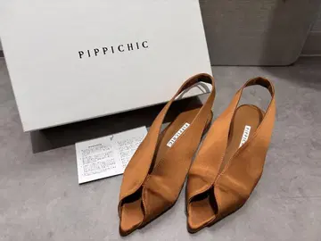 PIPPICHIC 브라운 오픈토 샌들