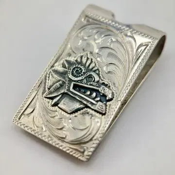 M1169 Mexico PLAFINA 아즈텍 새 머니 클립