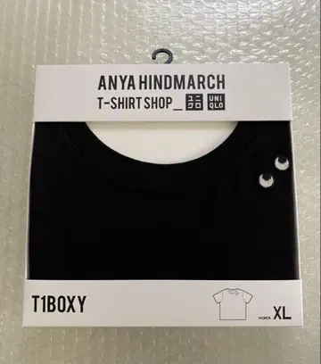 유니클로 UNIQLO 애니야 핸드 마치 T1BOXY 티셔츠