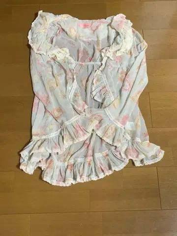 LIZLISA 장미 무늬 가디건