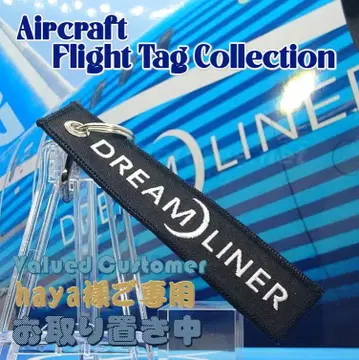 보잉 #4 B787 드림 라이너 자수 플라이트 태그 BOEING3