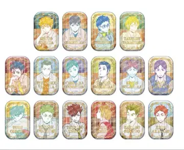 금일 한정 하이큐 스퀘어 캔뱃지 세븐 인터넷 BOX