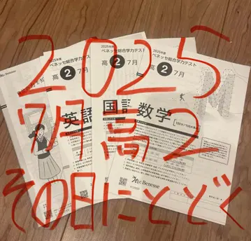 베네세 학력 테스트 고2 7월 2025 모의고사