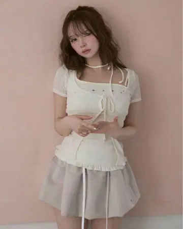 앤드메리 클레어 아이보리 색상 세트 톱