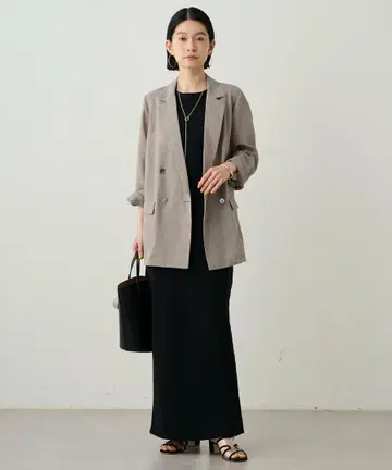 새상품 Loungedress 슬리브리스 컷 원피스 라운지 드레스 블랙 S