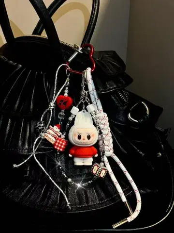 러브부 labubu 키링 비즈 스트랩