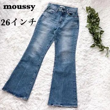 MOUSSY MVS FLARE 플레어 데님 26 하이 웨스트 y2k