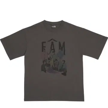 FAM timelesz 티셔츠 차콜 그레이