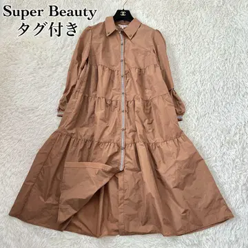 새상품 Super Beauty 티어드 코트 원피스도 가능 40 사이즈