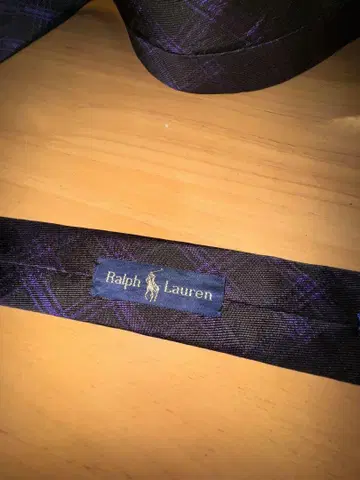 Ralph Lauren 체크 무늬 넥타이