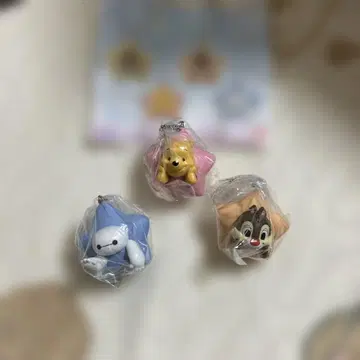 별 마스코트 참 베이맥스 데일 푸우 3개 세트