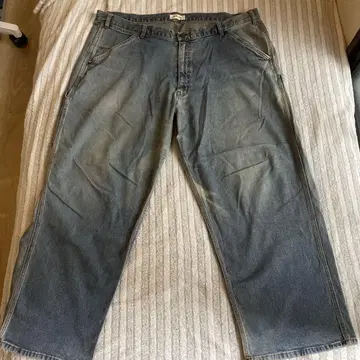 Archive damage baggy pants y2k 극도로 뚱뚱한