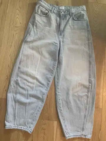 자라 와이드 벌룬 데님