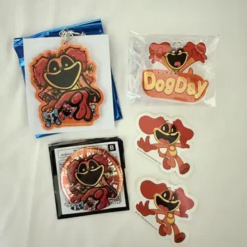 poppy playtime 콜라보 카페 도그 데이 A상 C상 세트