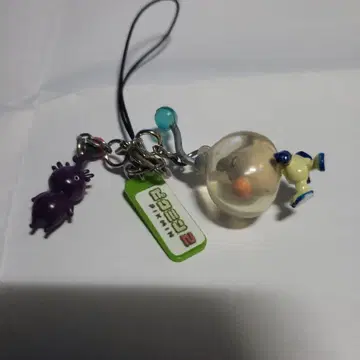 피크민 2 루이&보라색 피크민(새싹) 스트랩 C