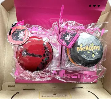 Mellojoy 스퀴즈 마카롱 미드나잇 로즈 메탈릭 오렌지