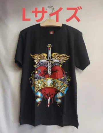 밴딩 티셔츠 BON JOVI 본 조비 L 사이즈