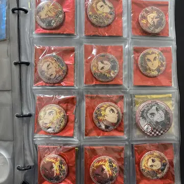 귀멸의 칼날 무한열차편 에마키 카페 캔뱃지 렌고쿠 쿄쥬로 ufotable