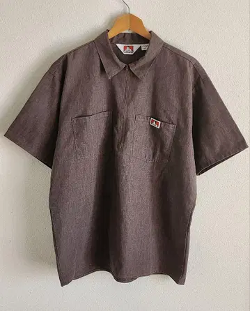 90s 벤 데이비스 워크 셔츠 빈티지 USA제 탈론 하프 지퍼 풀오버