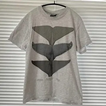 고래 그레이 티셔츠 고래 테일즈 LIBERTY GRAPHICS