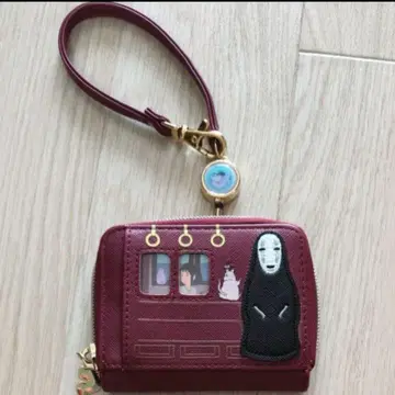 센과 치히로의 행방불명 낚시릴 코인 카드 케이스 우미하라 전철
