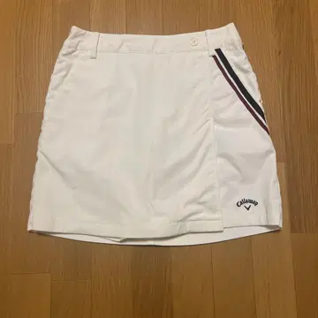 캘러웨이 여성용 골프 스커트 화이트 SS 사이즈