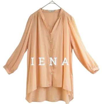 이에나 IENA 스키퍼 시어 셔츠 블라우스 살몬 핑크