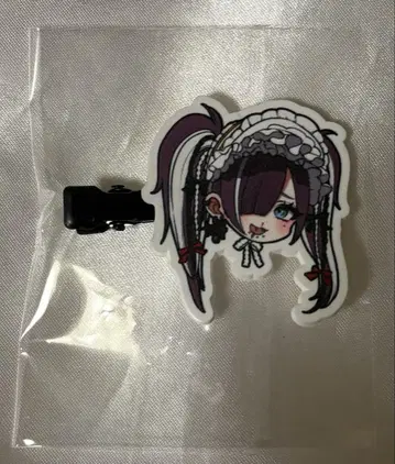 머큐로 보라색 렌게 헤어 클립
