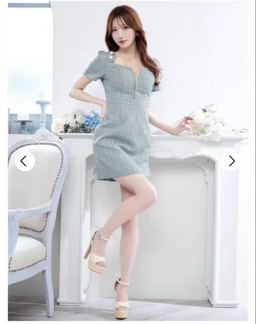 DAZZY 체크 무늬 드레스 S~L 사이즈