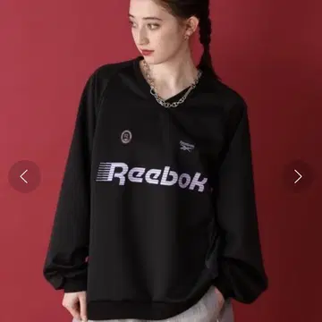 리복 JEANASIS 지나시스 게이밍 분또 V넥 풀 오버