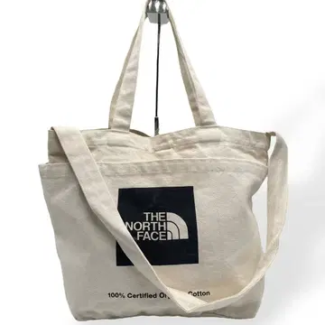 컨디션 최상 THE NORTH FACE 토트백 100% 오가닉 코튼